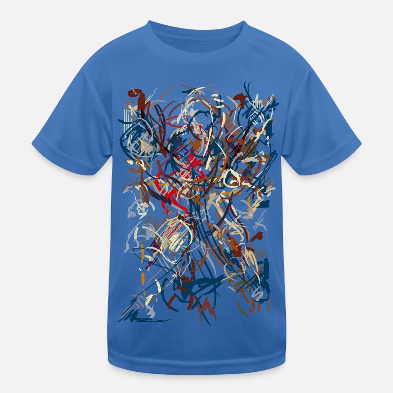 abstrakt Kinder Funktions-T-Shirt