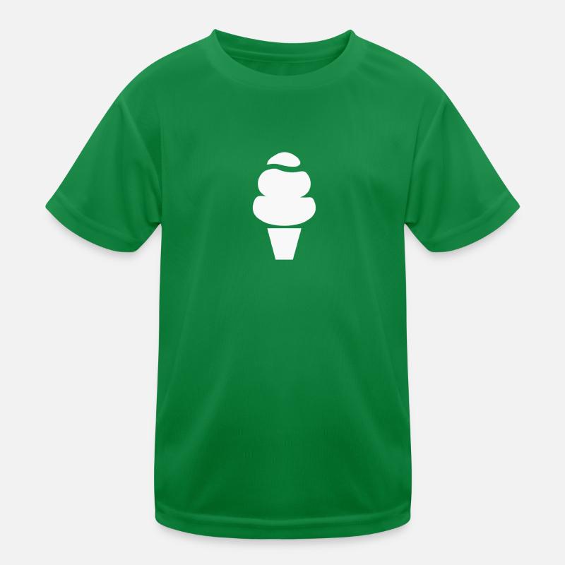 Eis Eiscreme Softeis Geschenkidee Kinder Funktions-T-Shirt
