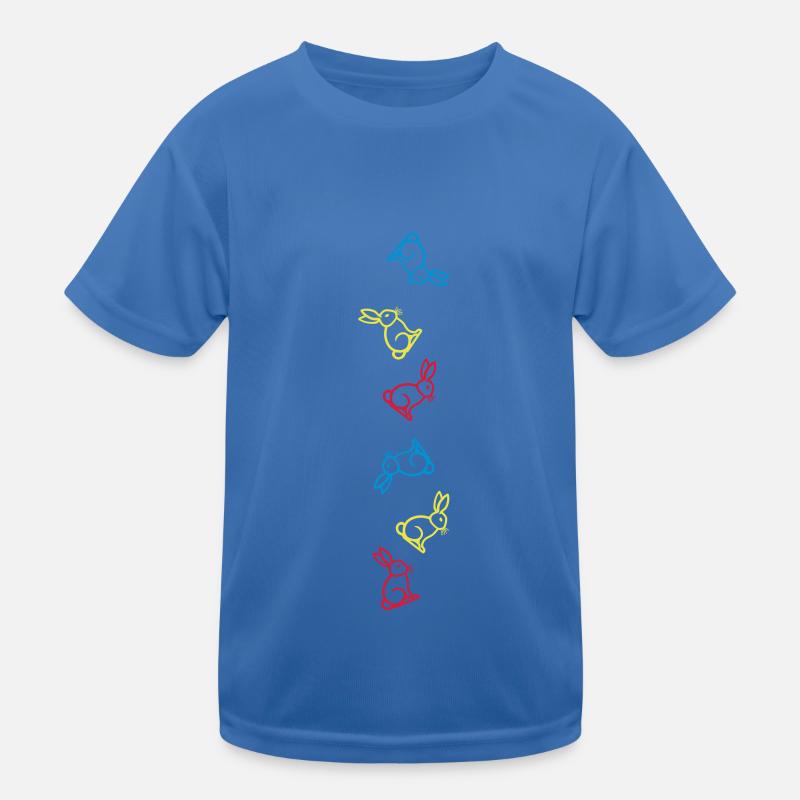 Hase Ostern Icon Kinder Funktions-T-Shirt