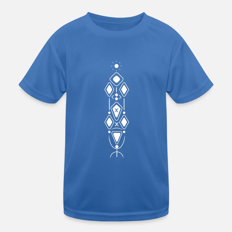 Berbermuster 2023 Weiß Kinder Funktions-T-Shirt
