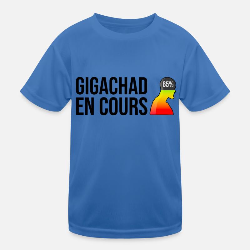 Gigachad en cours T-shirt sport Enfant