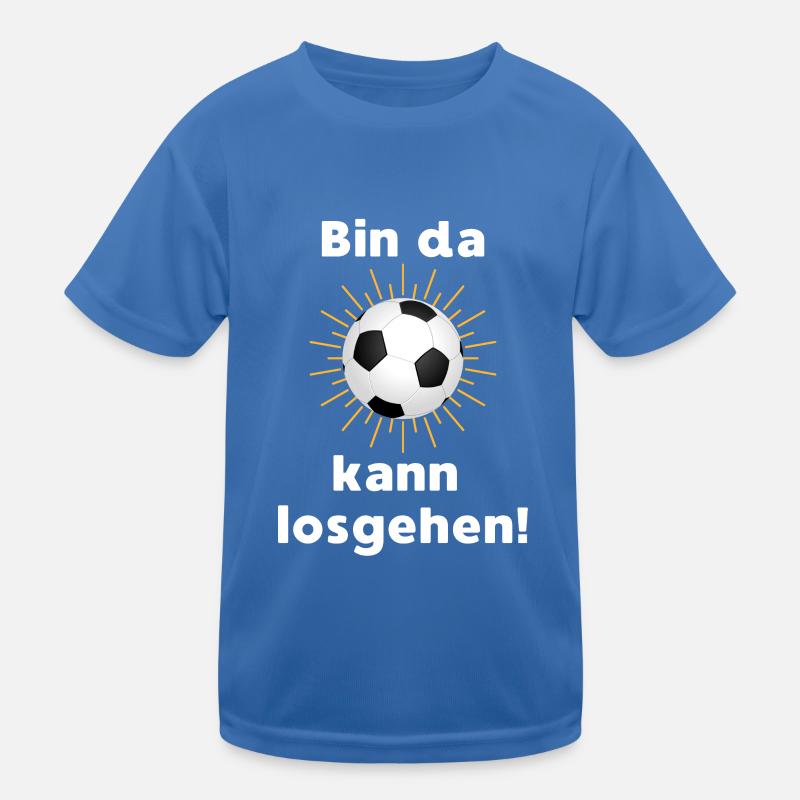 Fußball Kinder lustiger Spruch Kinder Funktions-T-Shirt