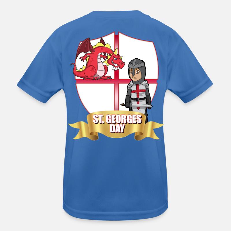 St George Day Dragon Knight Kids Functional T-Shirt
