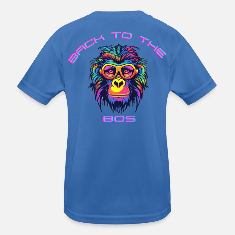 Gorille psychédélique avec lunettes de soleil T-shirt sport Enfant