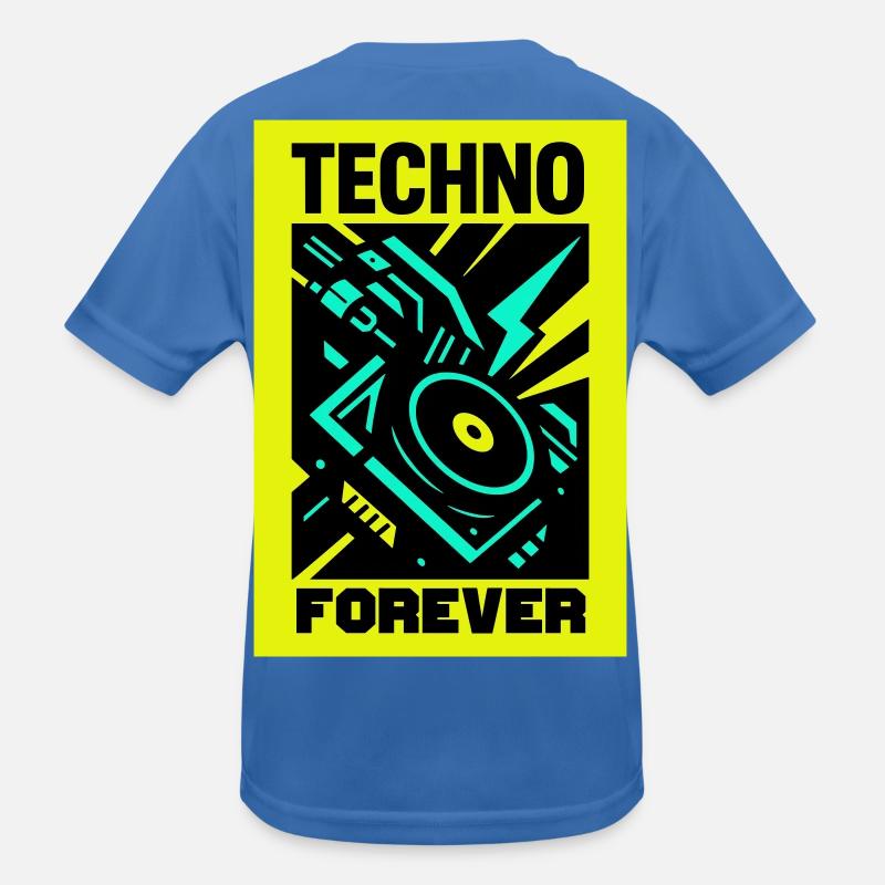 Techno Forever Kinder Funktions-T-Shirt