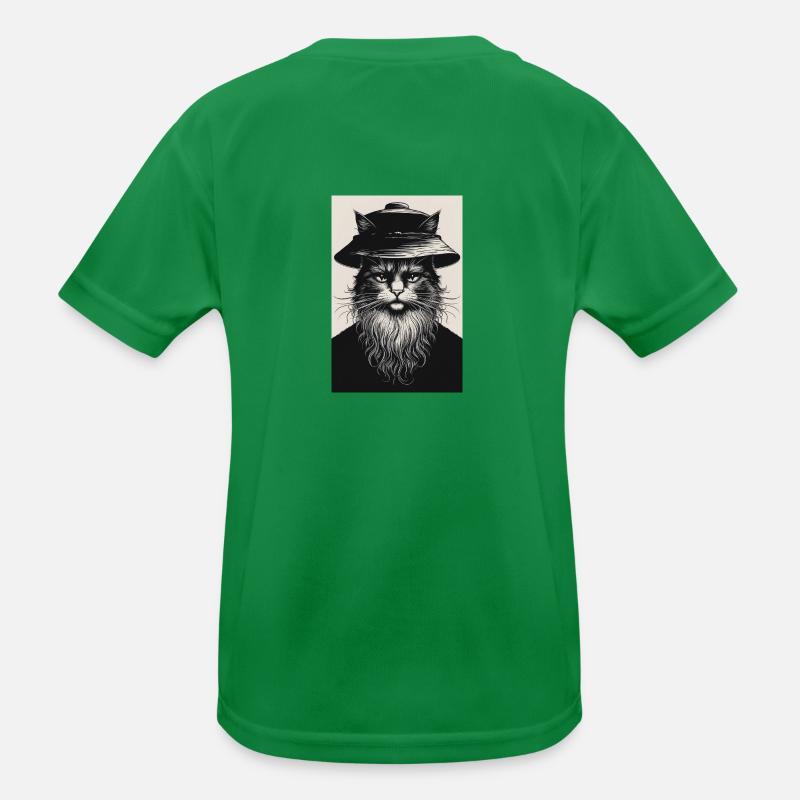 The Silent Cat Kids Functional T-Shirt
