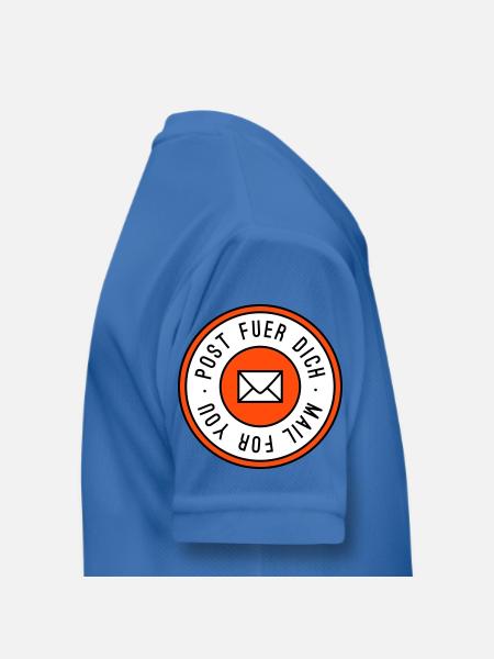 Mail for you tricolor - Kids Functional T-Shirt - royal blue - Right