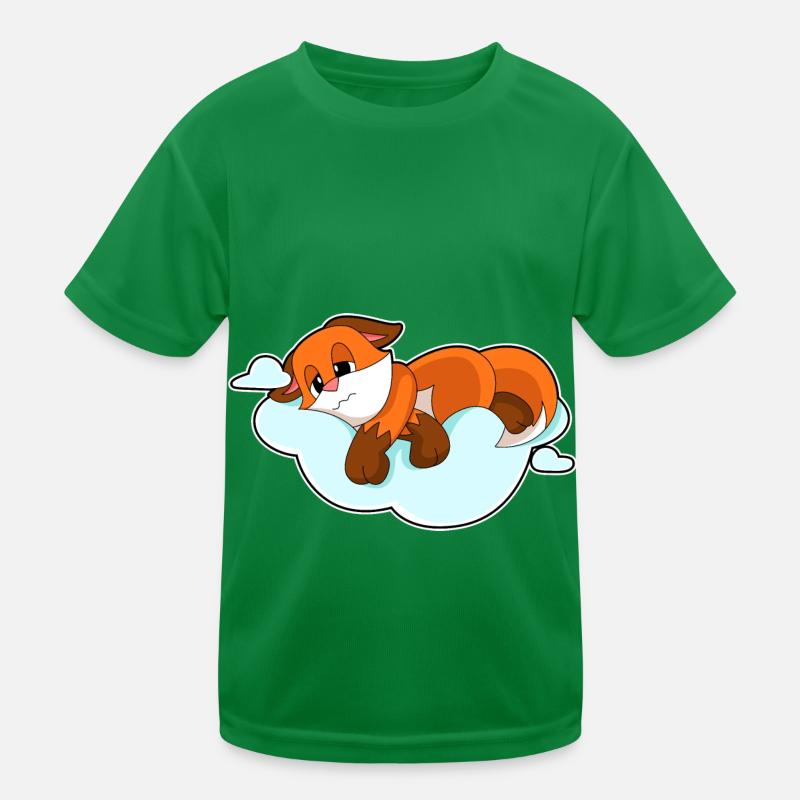 Fox Clouds Kids Functional T-Shirt