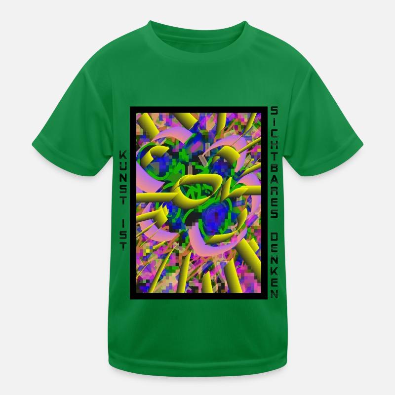 L’art est la pensée visible - 1 T-shirt sport Enfant