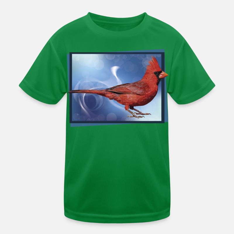 Der nördliche Kardinal Kinder Funktions-T-Shirt
