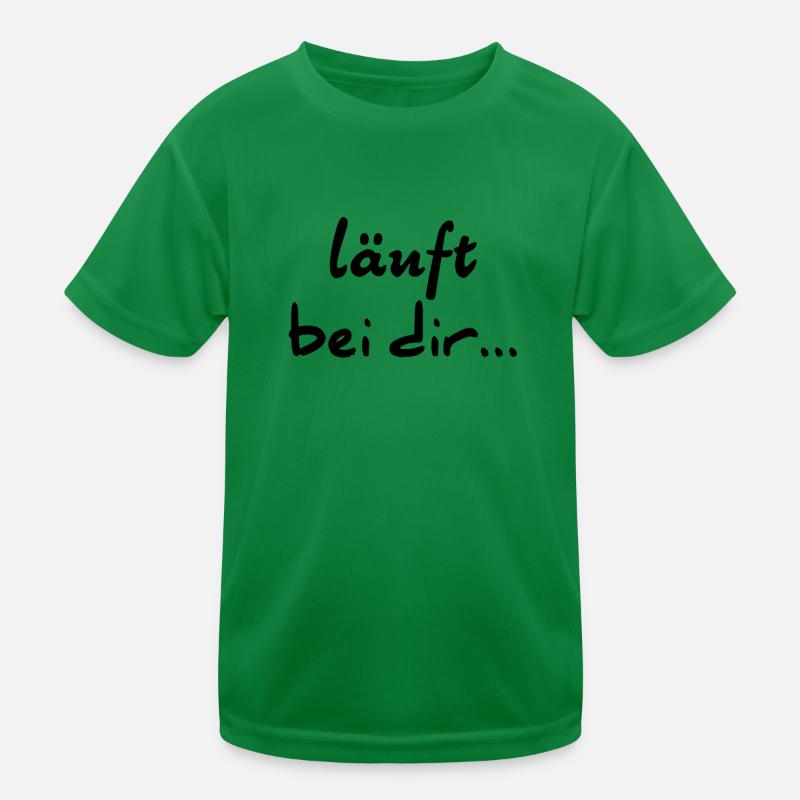 Läuft bei dir Kinder Funktions-T-Shirt