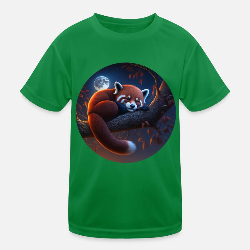 Roter Panda Kinder Funktions-T-Shirt