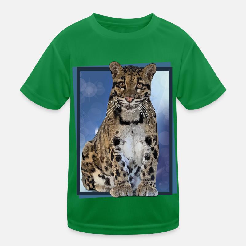 Clouded leopard Kids Functional T-Shirt
