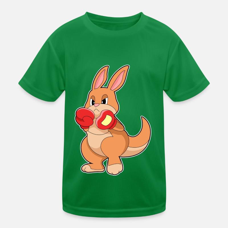 Kangaroo boxing with boxing gloves Kids Functional T-Shirt