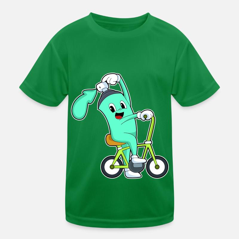 Spray can with bicycle Kids Functional T-Shirt