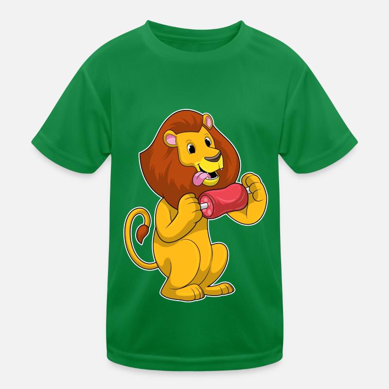 Lion à la viande T-shirt sport Enfant