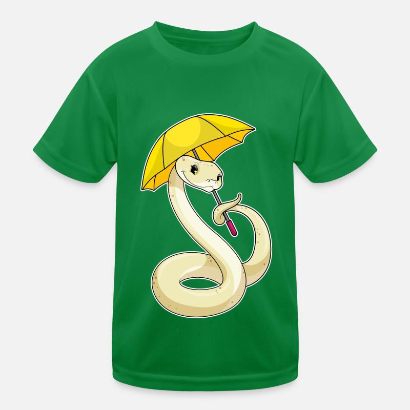 Serpent avec parapluie T-shirt sport Enfant