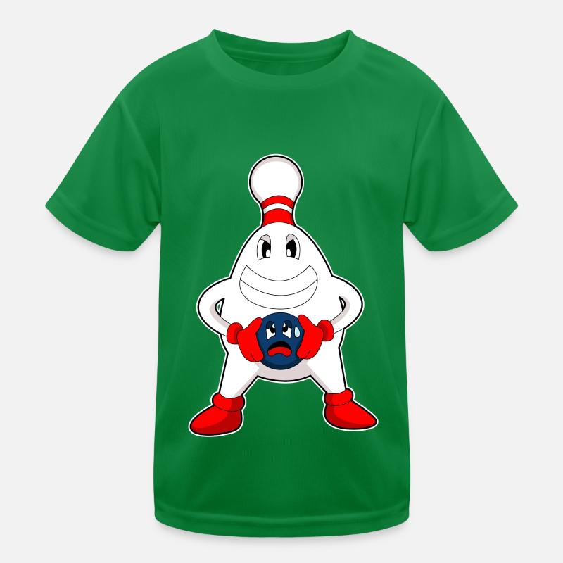 Bowling Bowling Pin Bowlingkugel Kinder Funktions-T-Shirt