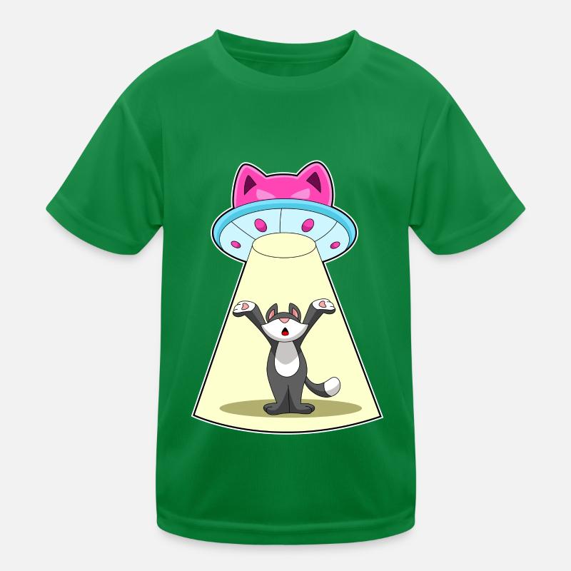 Vaisseau spatial pour chat T-shirt sport Enfant