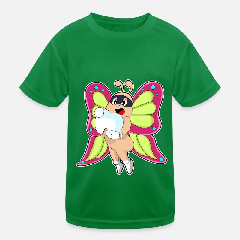 Dent de dentiste papillon T-shirt sport Enfant