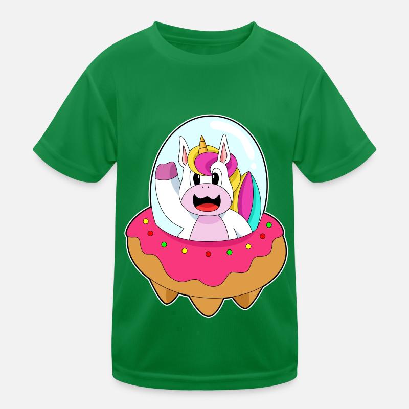 Vaisseau spatial licorne T-shirt sport Enfant