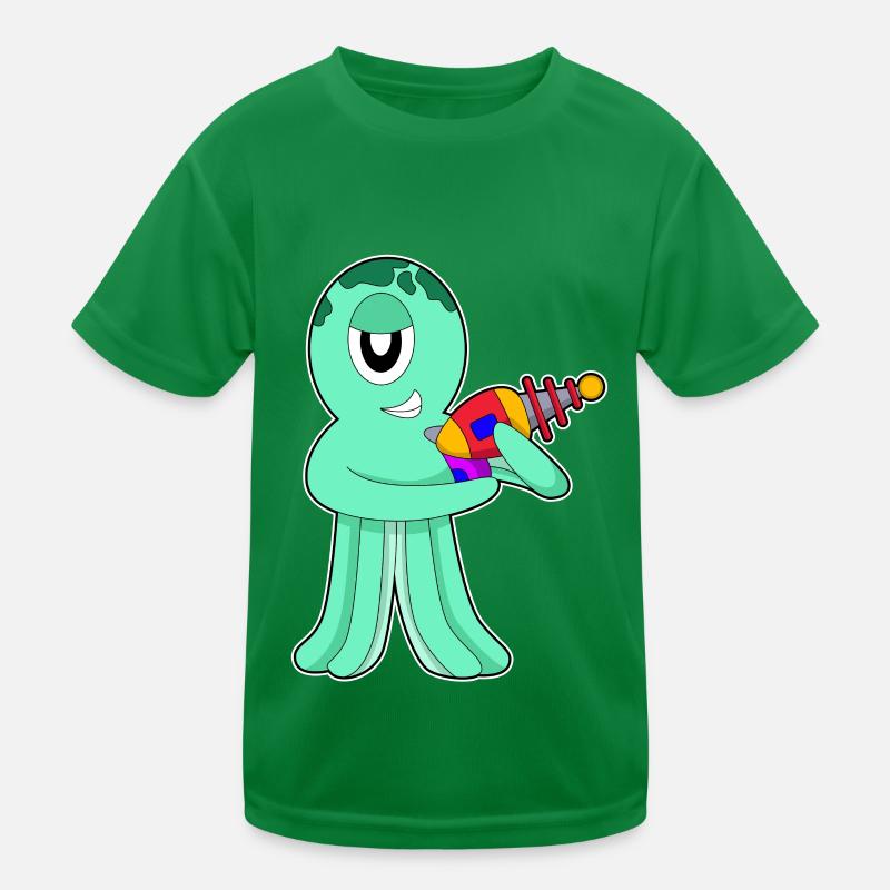 Octopus Alien T-shirt sport Enfant