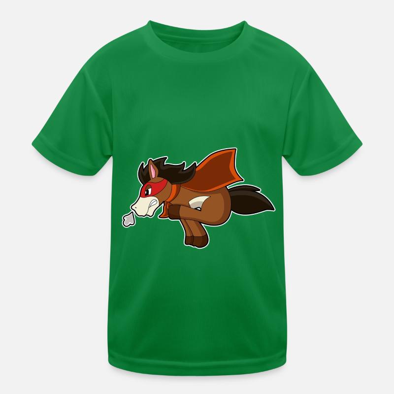 Pferd Held Kinder Funktions-T-Shirt