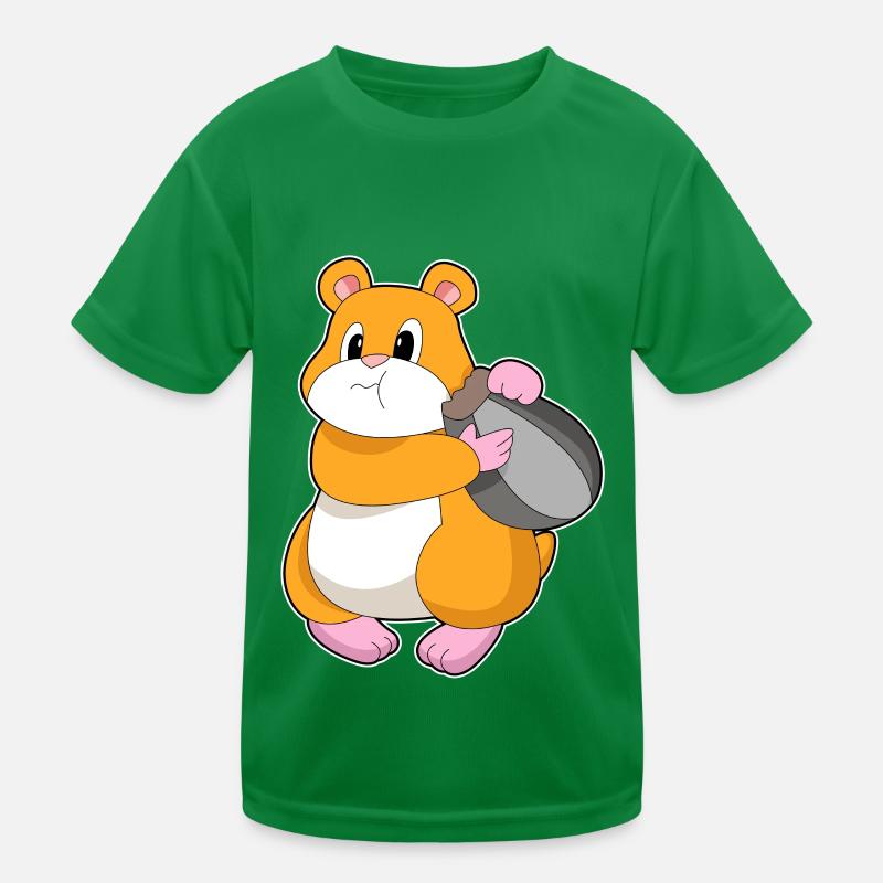 Hamster Walnut Kids Functional T-Shirt