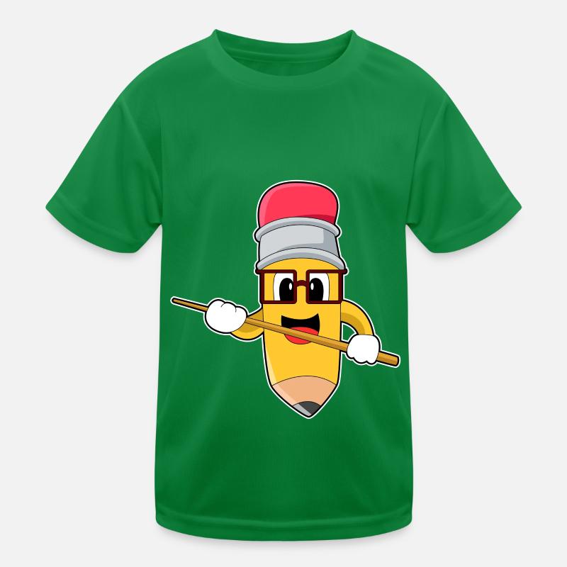 Bleistift Lehrer Pointer Kinder Funktions-T-Shirt