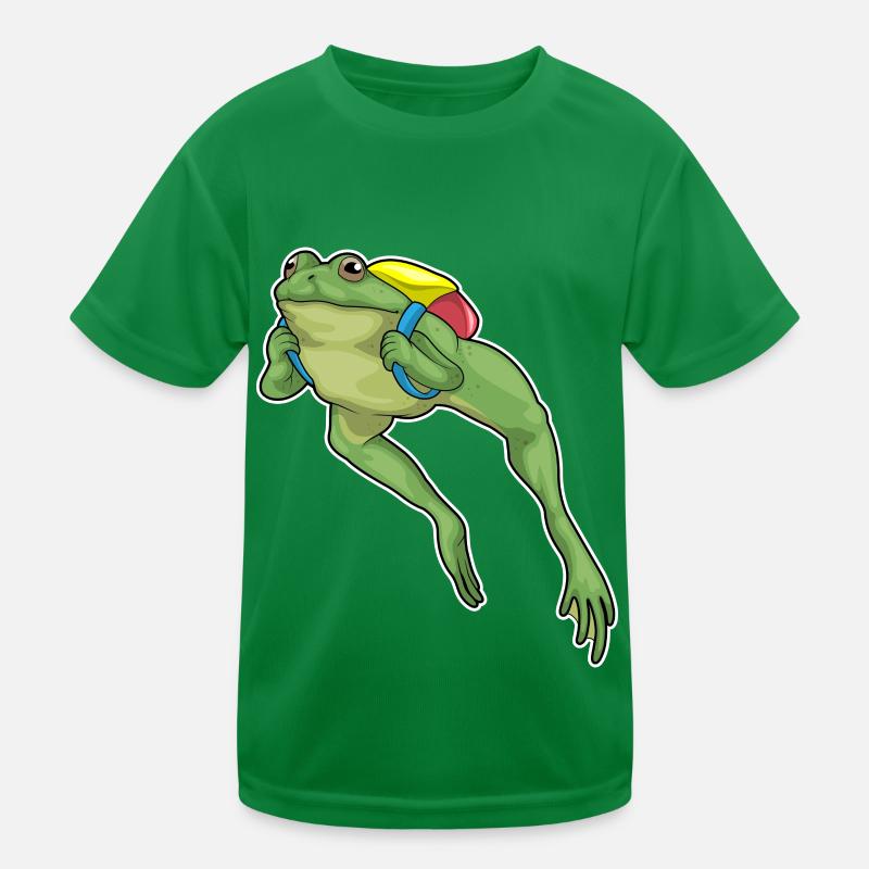 Frosch Wanderer Rucksack Kinder Funktions-T-Shirt