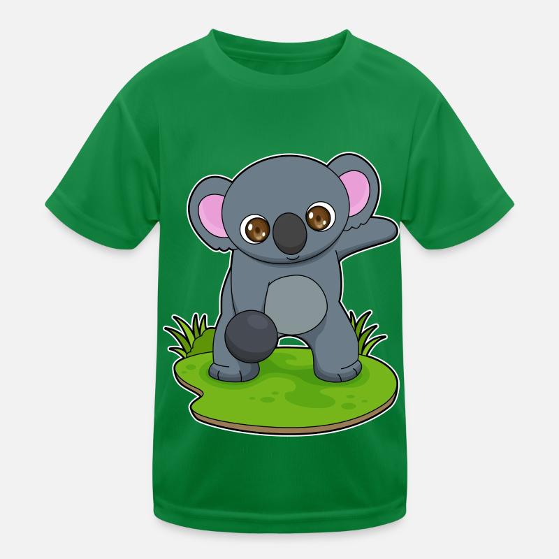 Koala Bowling Bowlingkugel Kinder Funktions-T-Shirt