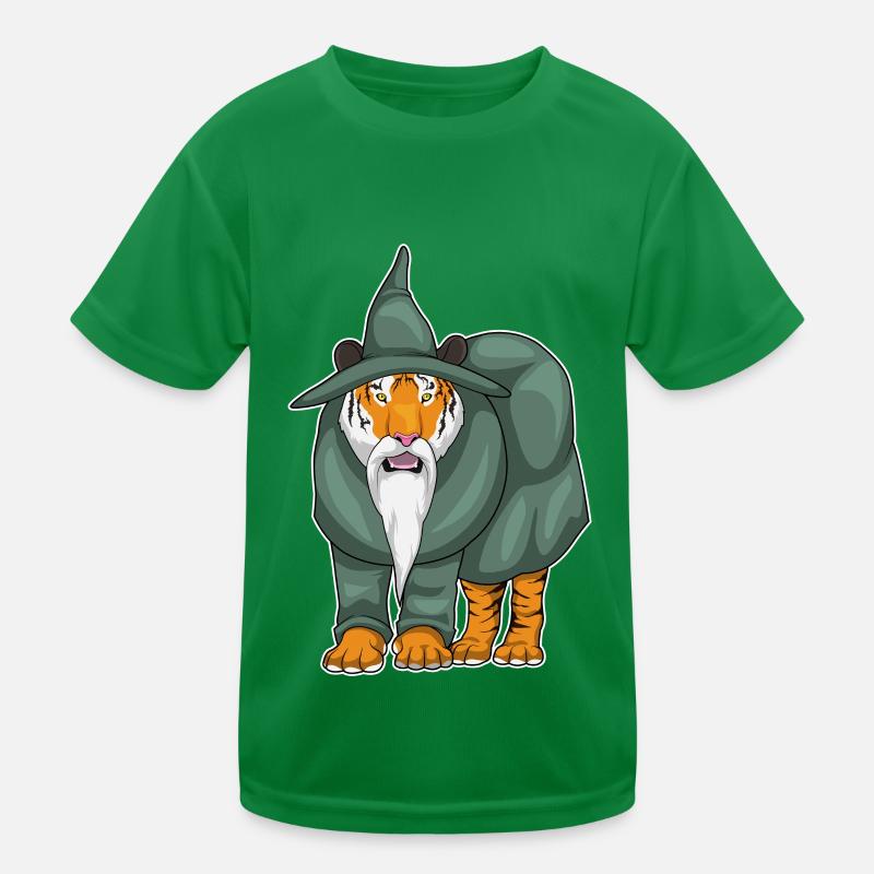 Tiger Wizard Kids Functional T-Shirt