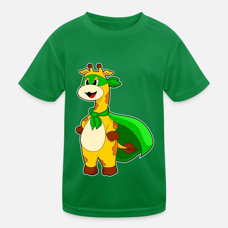 Giraffe Held Kostüm Kinder Funktions-T-Shirt
