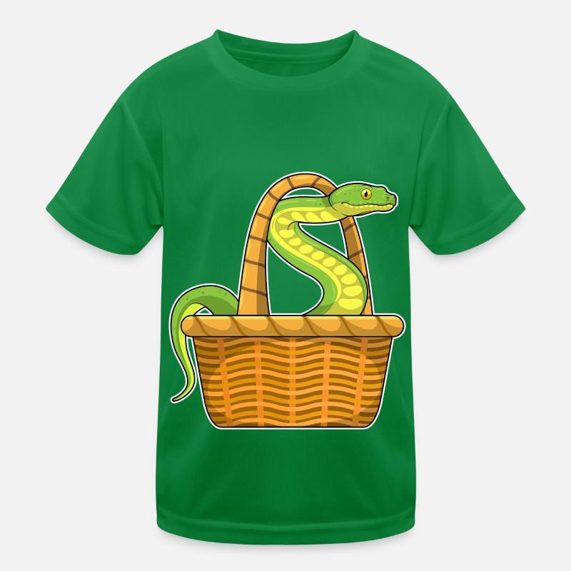 Snake basket Kids Functional T-Shirt