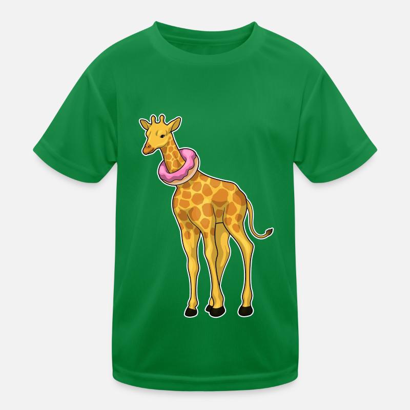 Giraffe Donut Kinder Funktions-T-Shirt