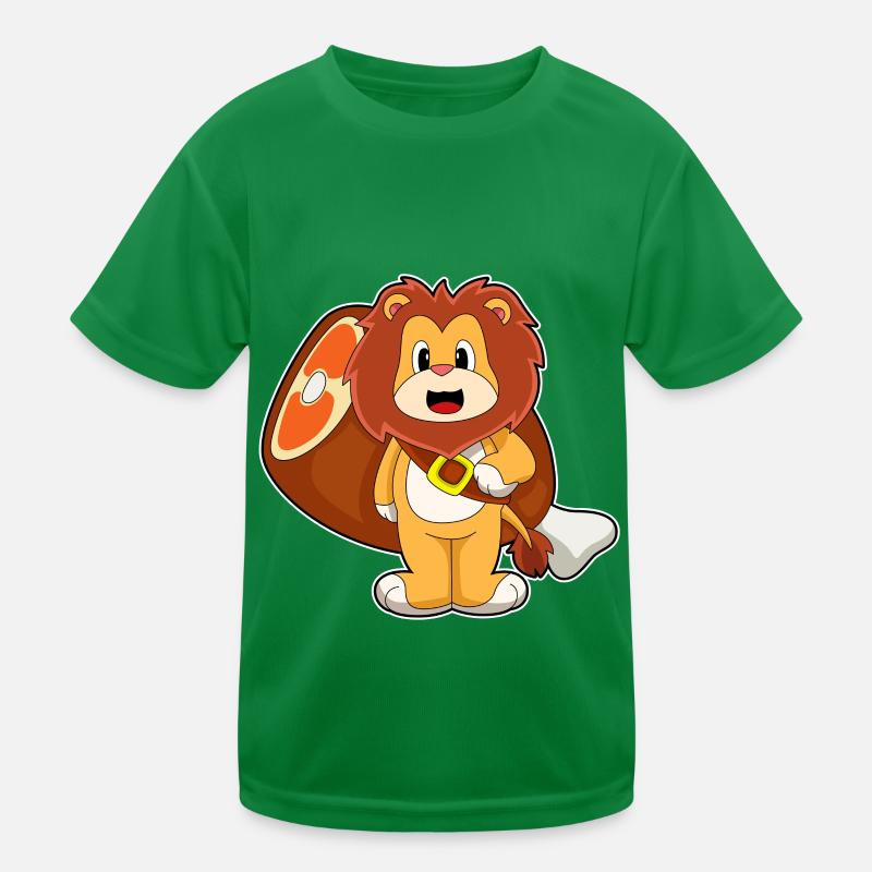 Löwe Fleisch Kinder Funktions-T-Shirt