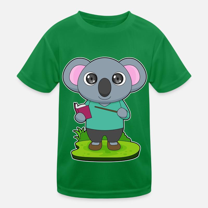 Koala Teacher Pointer Kids Functional T-Shirt