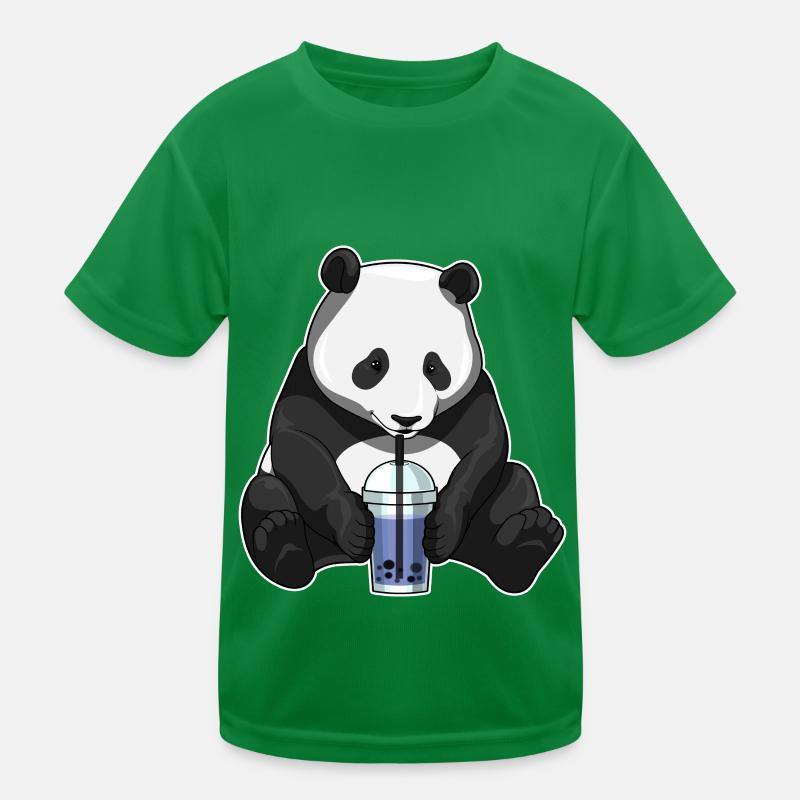 Panda Bubble Tea T-shirt sport Enfant