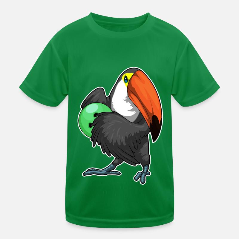 Boule de bowling Toucan T-shirt sport Enfant