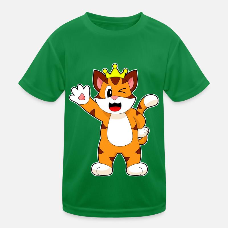 Tiger King Crown Kids Functional T-Shirt
