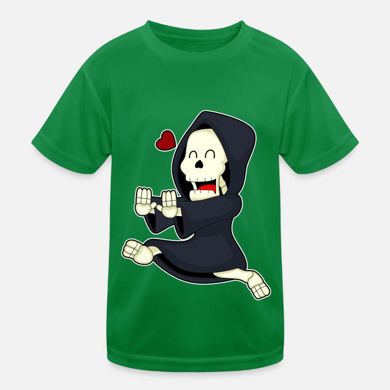 Skeleton Jogger Jogging Kids Functional T-Shirt