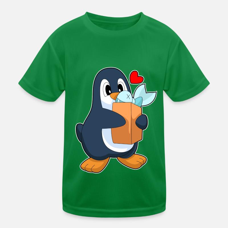 Poisson manchot T-shirt sport Enfant
