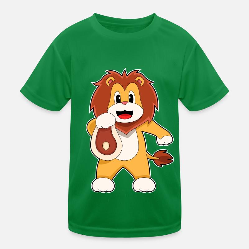 Löwe Fleisch Kinder Funktions-T-Shirt