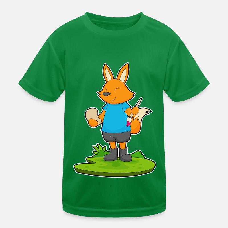 Pinceau Fox T-shirt sport Enfant