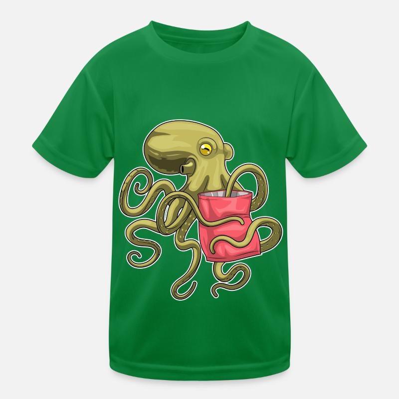 Sac de chips Octopus T-shirt sport Enfant