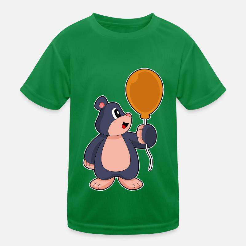 Maulwurf Luftballon Kinder Funktions-T-Shirt