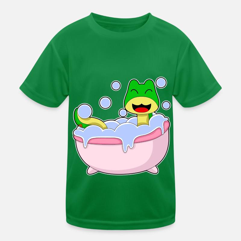 Baignoire de bain de serpent T-shirt sport Enfant