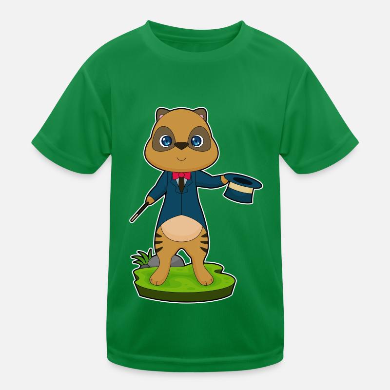Erdmännchen Zauberer Zauberstab Kinder Funktions-T-Shirt