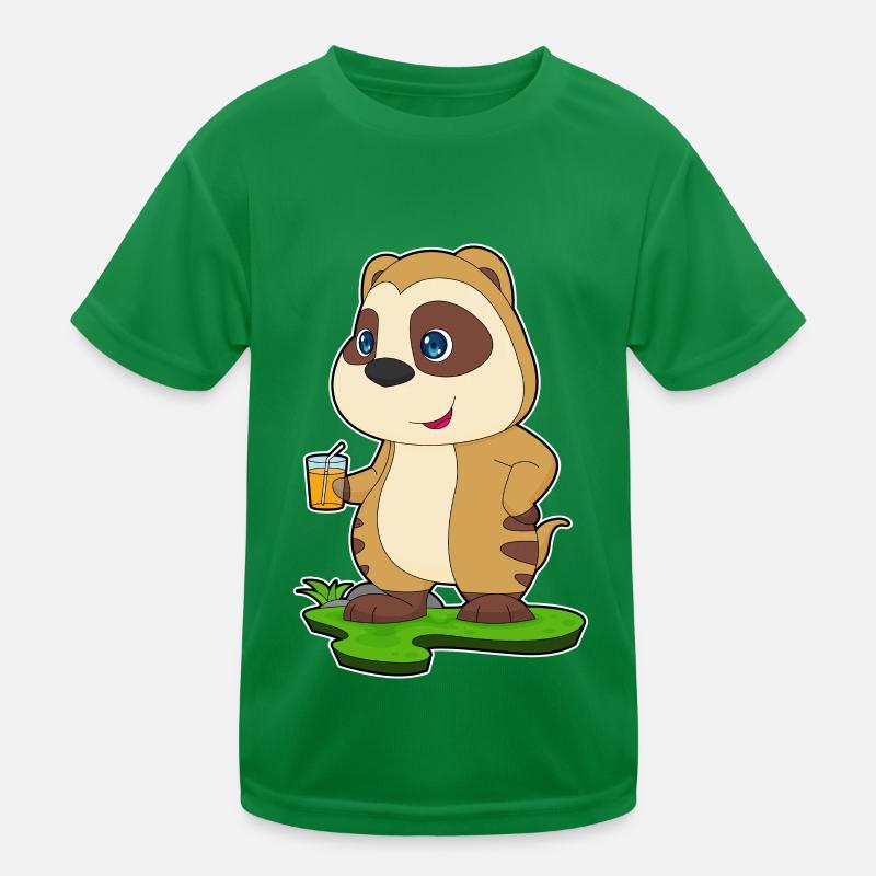 Erdmännchen Saft Kinder Funktions-T-Shirt