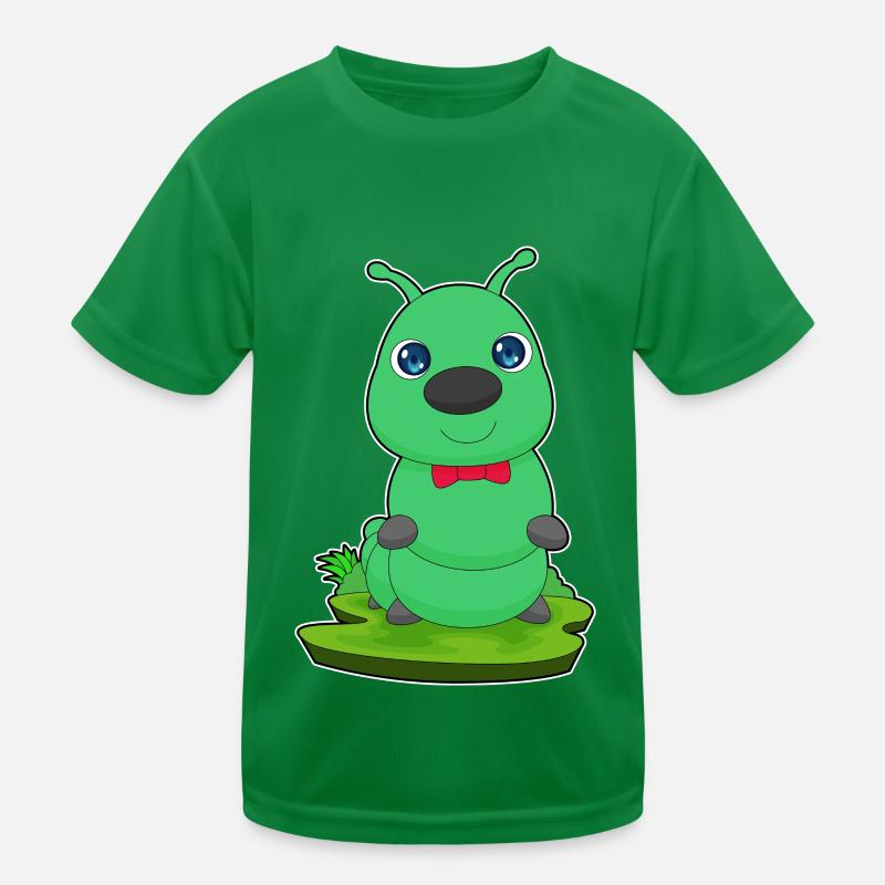Raupe Schleife Kinder Funktions-T-Shirt